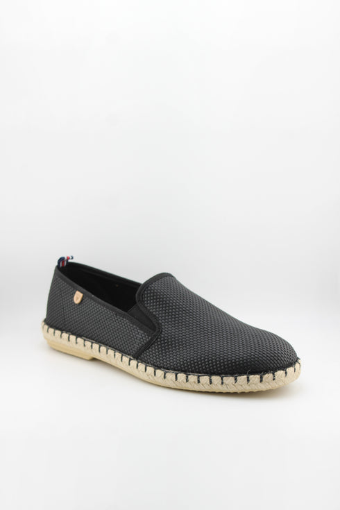 Verbenas Men Textured Slip-On Espadrille Loafers